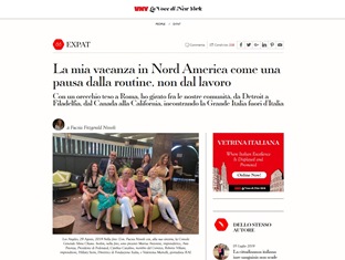 LA MIA VACANZA IN NORD AMERICA COME UNA PAUSA DALLA ROUTINE, NON DAL LAVORO – di Fucsia Fitzgerald Nissoli